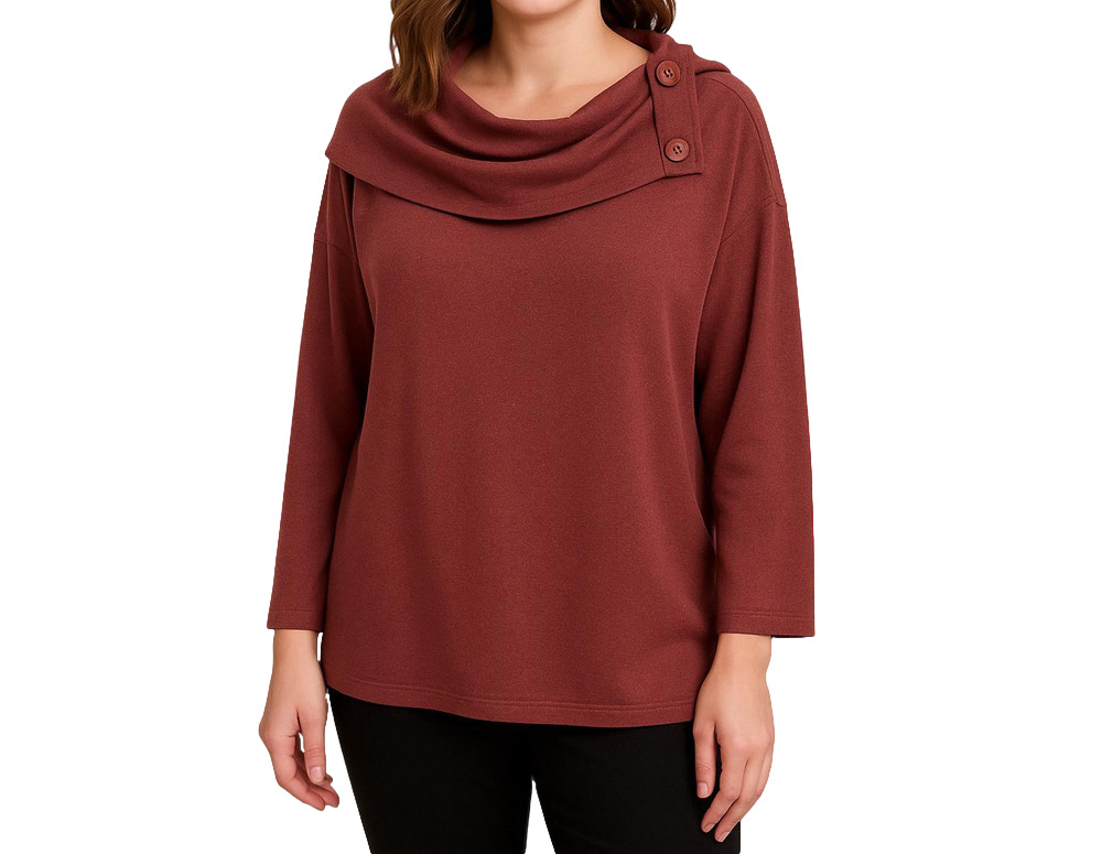 Db Sunday Women's Pink Sweater 3/4 sleeve Size XL